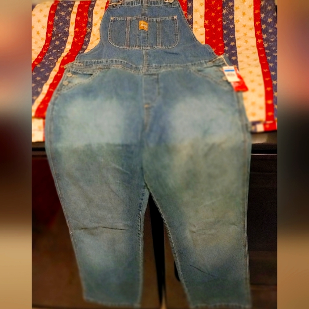 UNIONBAY DENIM OVERALLS XL
